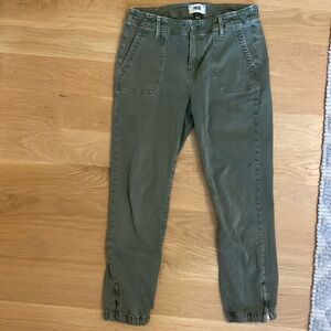 Paige pants in army green size 28